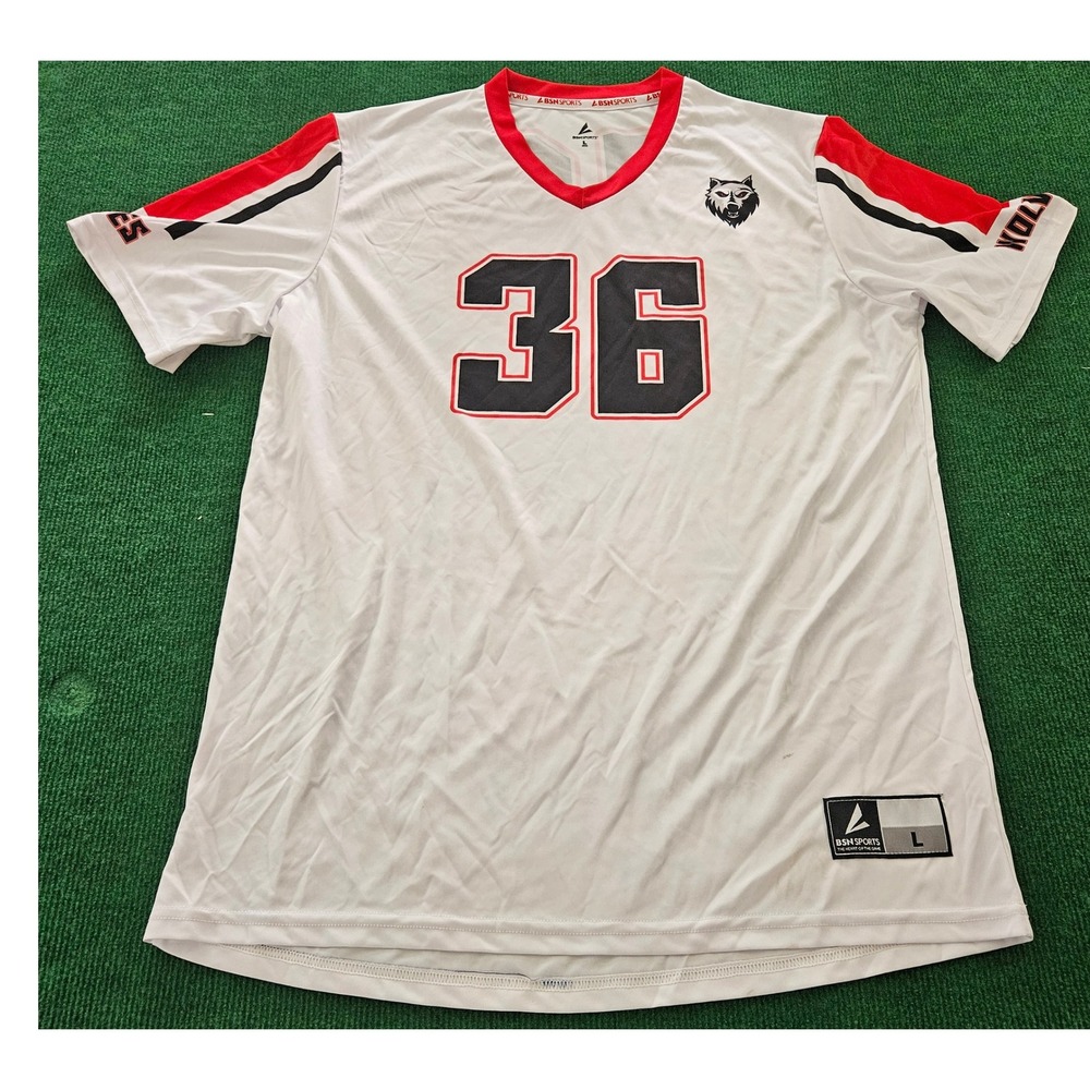 BSN Sports‎ Wolves #36 Ramos White Red Black Men's Large Athletic Jersey